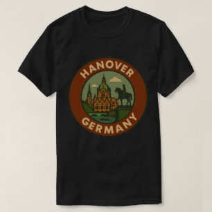 Hannover Tyskland Stad Konst T Shirt