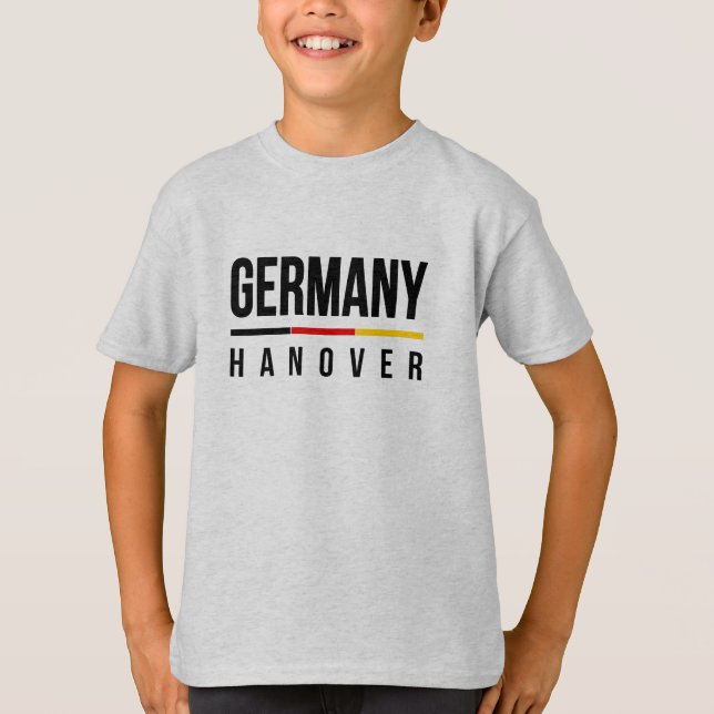 Hannover Tyskland T-shirt (Framsida)