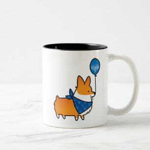 Hannukah Corgimugg Två-Tonad Mugg