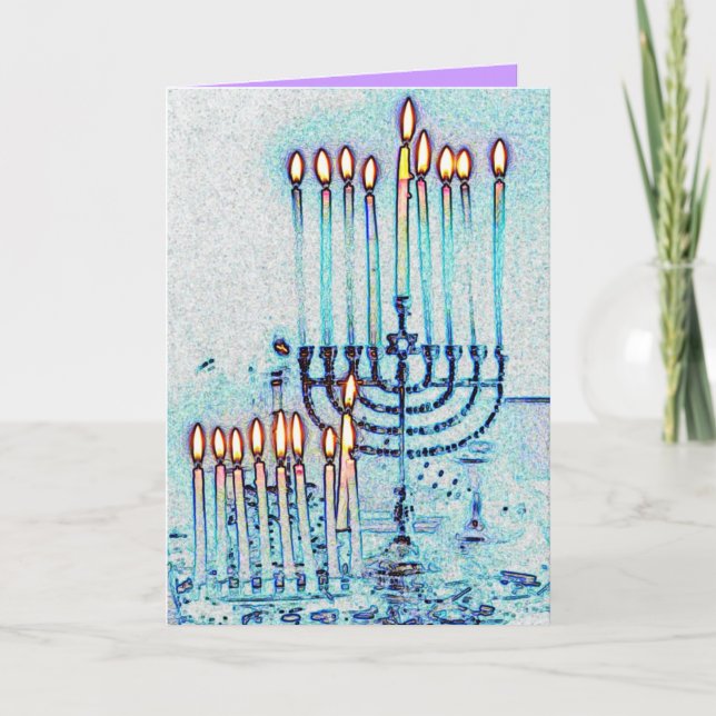Hannukah kort (Framsida)