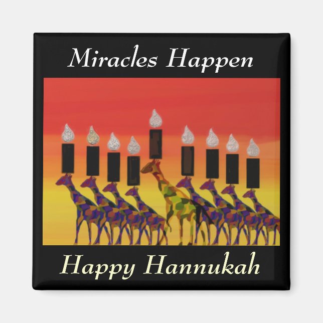 Hannukah Ljus Magnet (Framsidan)
