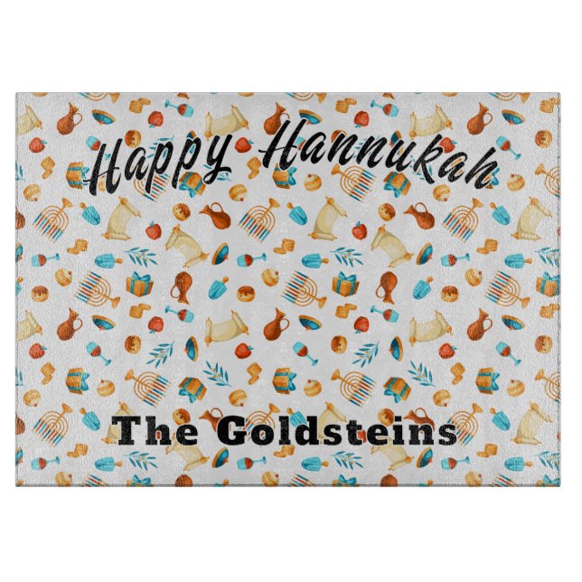 Hannukah Menorah Drip Board Candle Bordstablett (Framsidan)