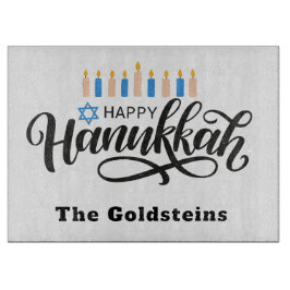 Hannukah Menorah Drip Board Candle Bordstablett