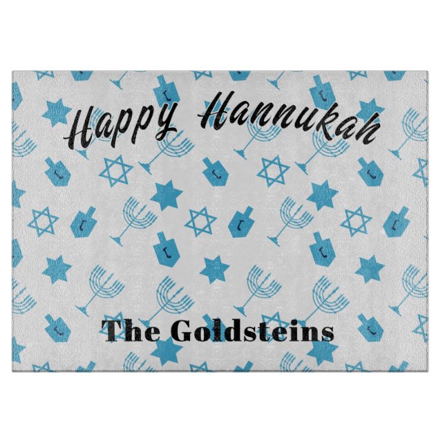 Hannukah Menorah Drip Board Candle Bordstablett (Framsidan)