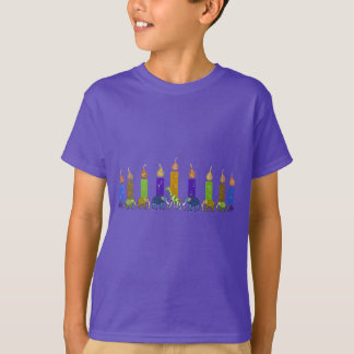 Hannukah Menorah Shirt Tee Shirt