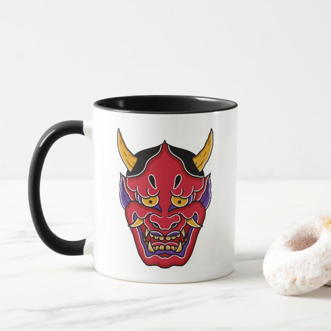 Hannya (般 若 の 面) mugg (Med munk)