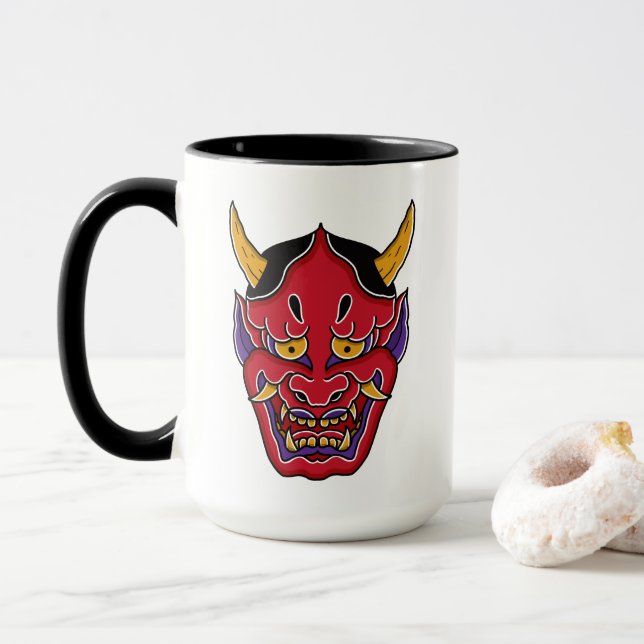Hannya (般 若 の 面) mugg (Med munk)