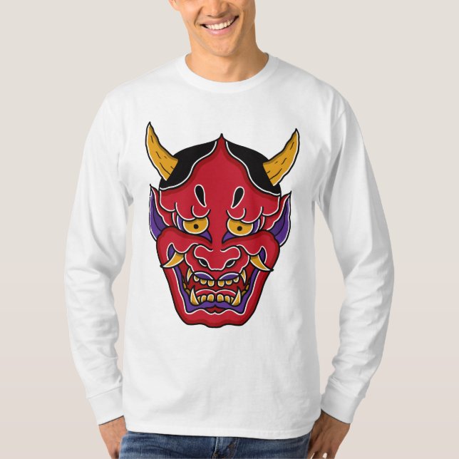 Hannya (般 若 の 面) t shirt (Framsida)