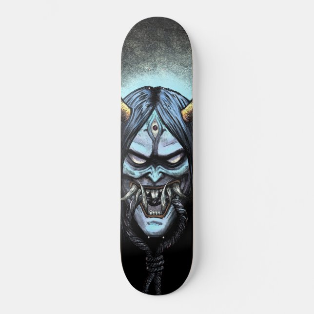 Hannya 380 Variant - Center Mini Skateboard Bräda 18,5 Cm (Framsida)
