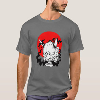 Hannya japanese yokai Ogre mask oni harajuku art f T Shirt