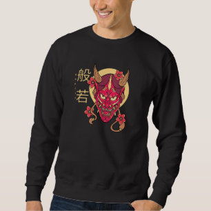 Hannya-mask Lång Ärmad Tröja