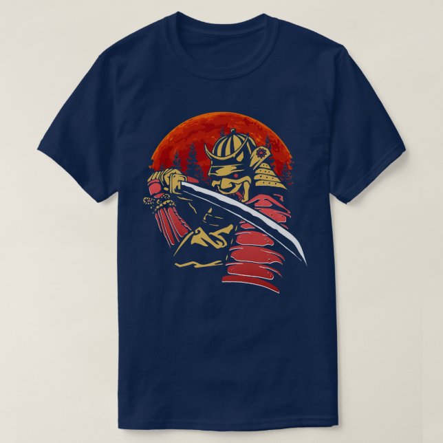 Hannya mask samurai Samurai (2) T Shirt (Design framsida)