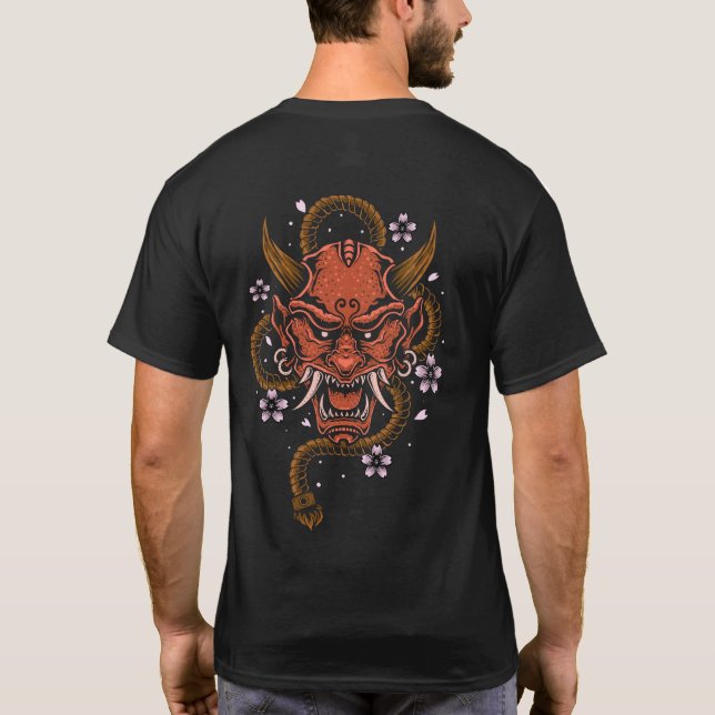 Hannya Mask T shirt (Baksida)
