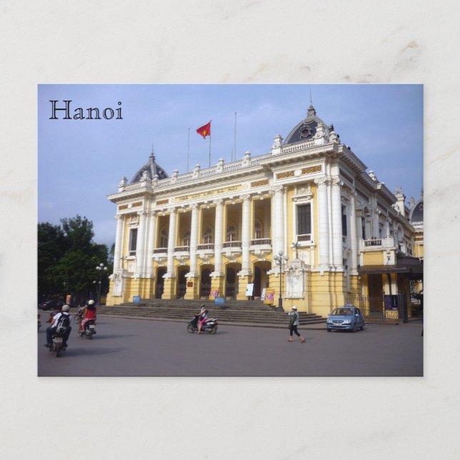 hanoi opera grand vykort (Framsida)