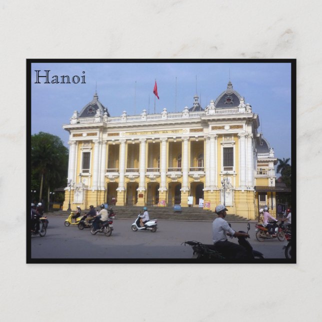 hanoi operatrafik vykort (Framsida)