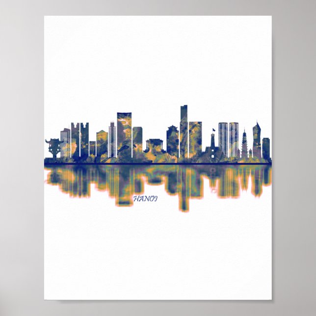 Hanoi Skyline Poster (Framsidan)