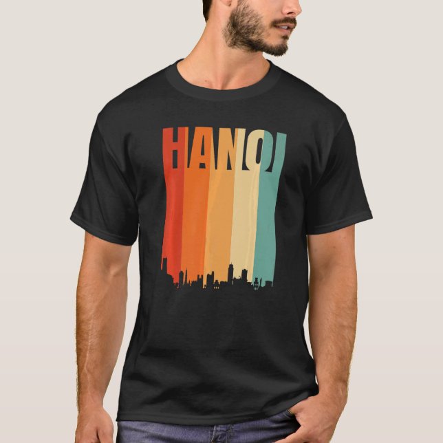 Hanoi Skyline T Shirt (Framsida)