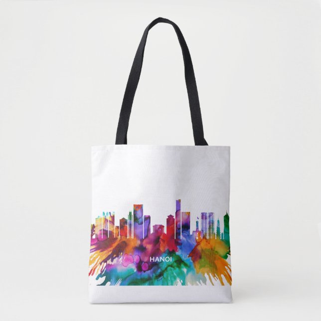 Hanoi Skyline Tygkasse (Framsida)