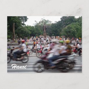 hanoi-trafik vykort