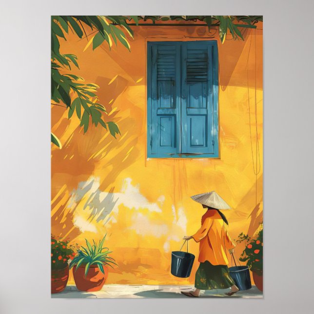 Hanoi Tryck Hanoi Illustration Vietnam Tryck Hanoi (Framsidan)