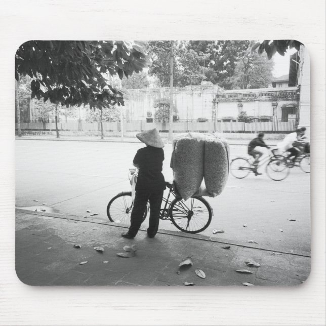 Hanoi Vietnam, cykelutkörerska (NR) Musmatta (Framsidan)