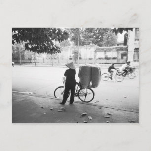 Hanoi Vietnam, cykelutkörerska (NR) Vykort