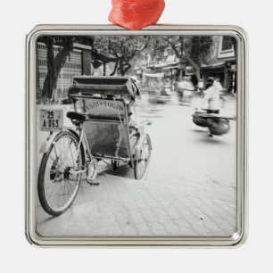Hanoi Vietnam, Cyklo i Gamla Hanoi Julgransprydnad Metall