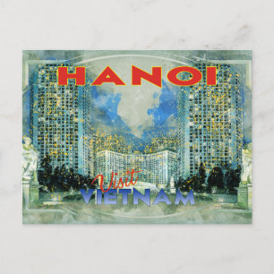 Hanoi, Vietnam, från serien.. Vykort