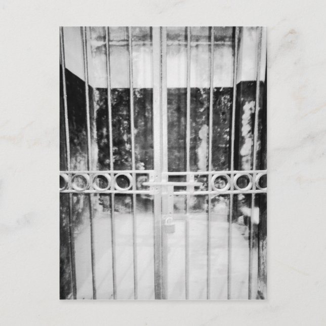 Hanoi Vietnam, Hanoi Hilton fängelsecelldetaljer Vykort (Framsida)