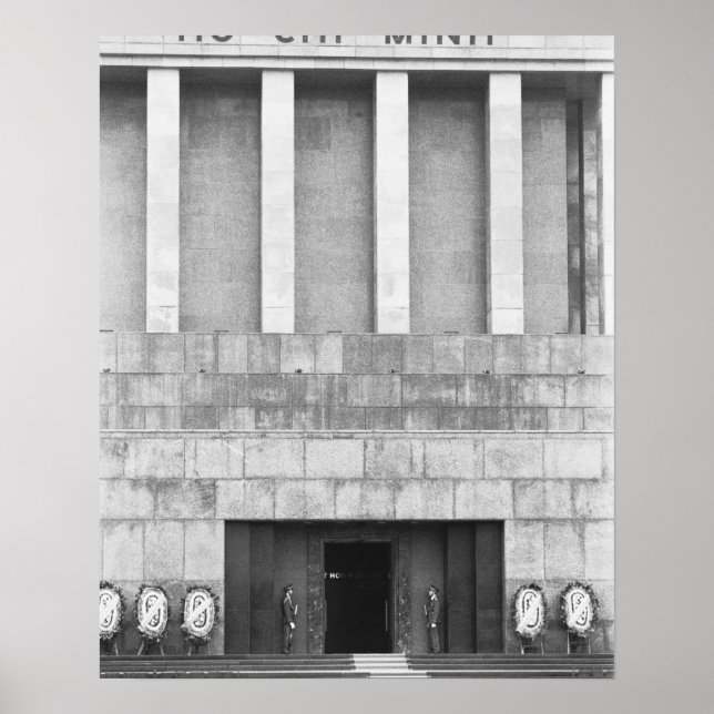Hanoi Vietnam, Ho Chi Minhs mausoleum Poster (Framsidan)