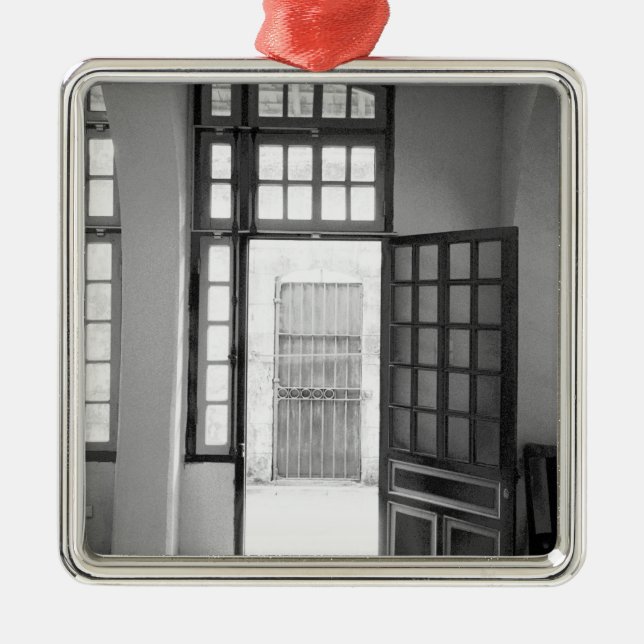 Hanoi Vietnam, Inside Hanoi Hilton-fängelset Julgransprydnad Metall (Framsidan)