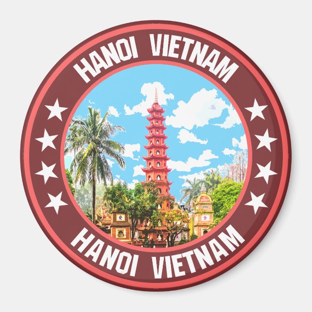 Hanoi Vietnam Magnet (Framsidan)