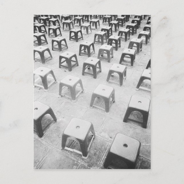 Hanoi Vietnam, Plastic Stools i Temple of Vykort (Framsida)