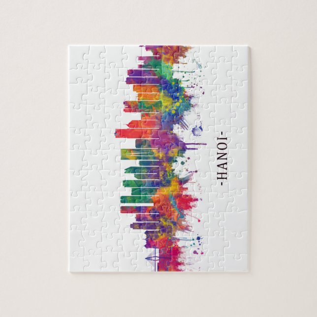 Hanoi Vietnam Skyline Pussel (Vertikal)