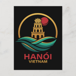 Hanoi Vietnam Southeast Asia Vykort