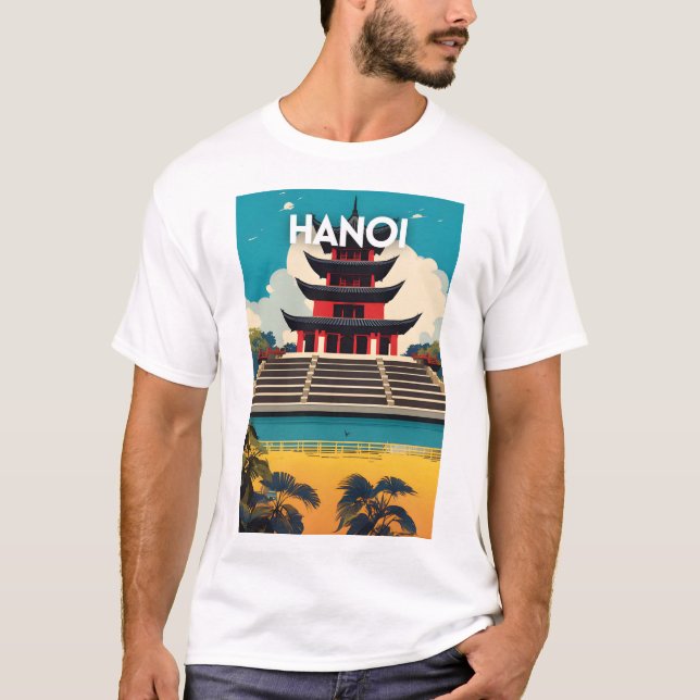 Hanoi Vietnam T Shirt (Framsida)