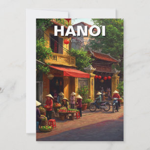 Hanoi Vietnam Travel Julkort