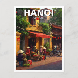 Hanoi Vietnam Travel Vykort