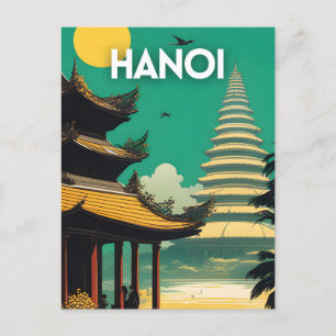 Hanoi Vietnam Travel Vykort