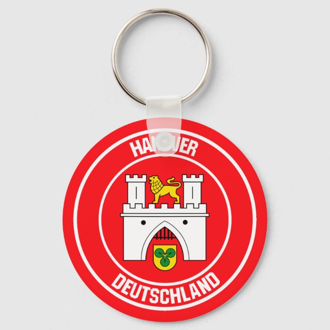 Hanover Round Emblem Nyckelring (Framsida)