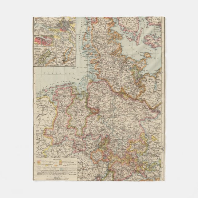 Hanover Schleswig Holstein Fleecefilt (Framsidan)
