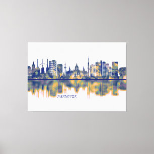 Hanover Skyline Canvastryck