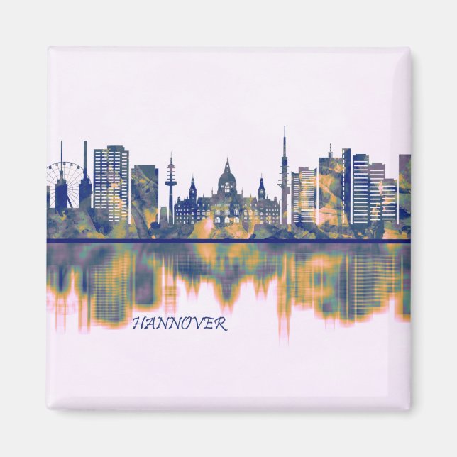 Hanover Skyline Magnet (Framsidan)