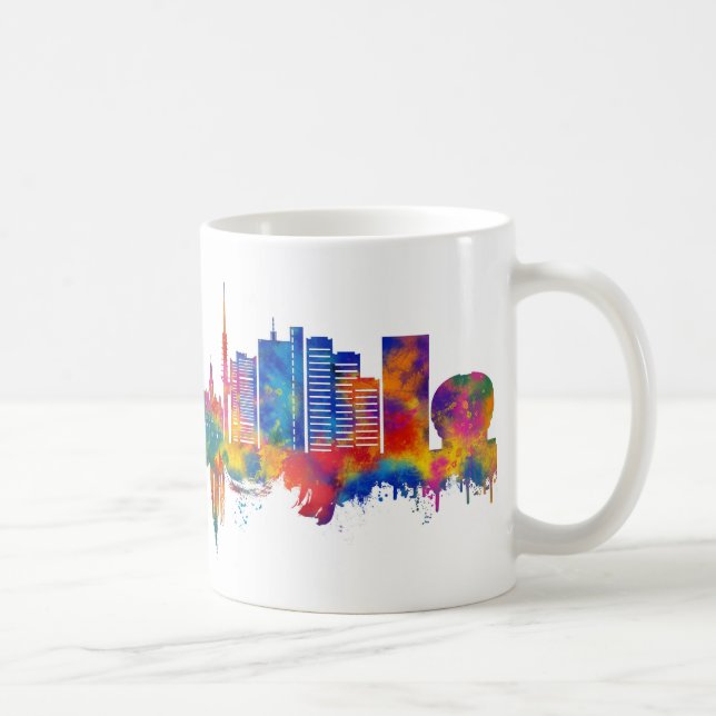 Hanover Tyskland Skyline Kaffemugg (Höger)