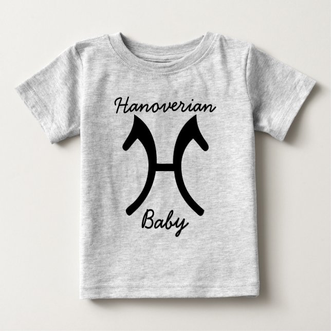Hanoverian Baby Organic Tee Shirt (Framsida)