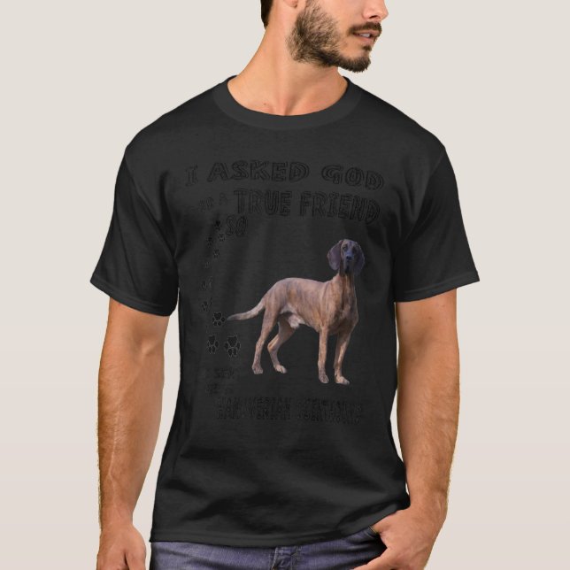 Hanoverian Hound Quote Mamma Pappa Print, Hanover  T Shirt (Framsida)