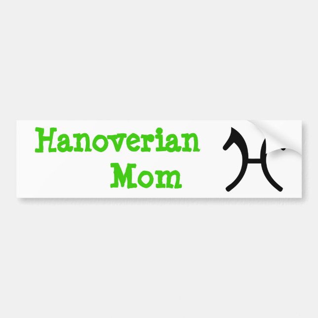 Hanoverian mamma - bildekal (Framsidan)