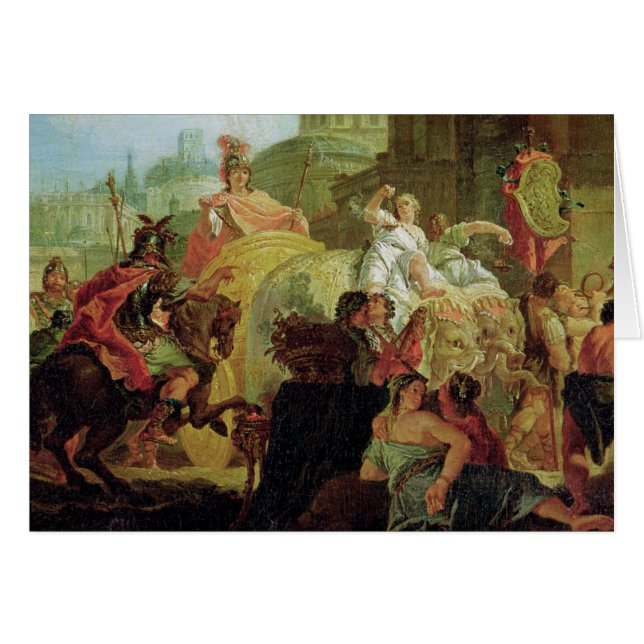 Hänrycka av Alexander underbaren Hälsningskort (Framsidan Horizontal)