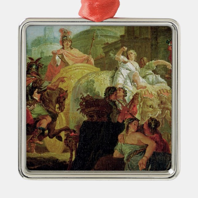 Hänrycka av Alexander underbaren Julgransprydnad Metall (Framsidan)