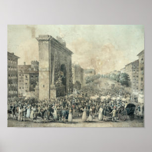 Hänrycka av Louis XVIII till och med Porte Poster